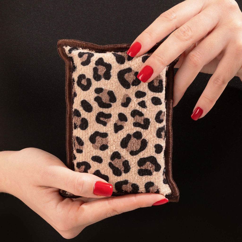 New - Leopard Bathroom Sponge Duo