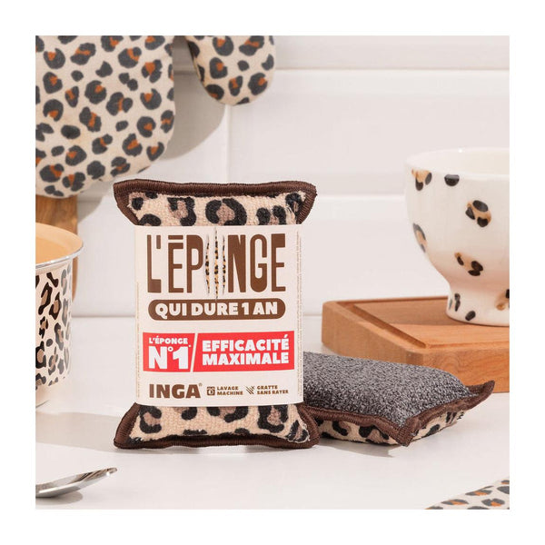 New - Leopard Sponge Duo