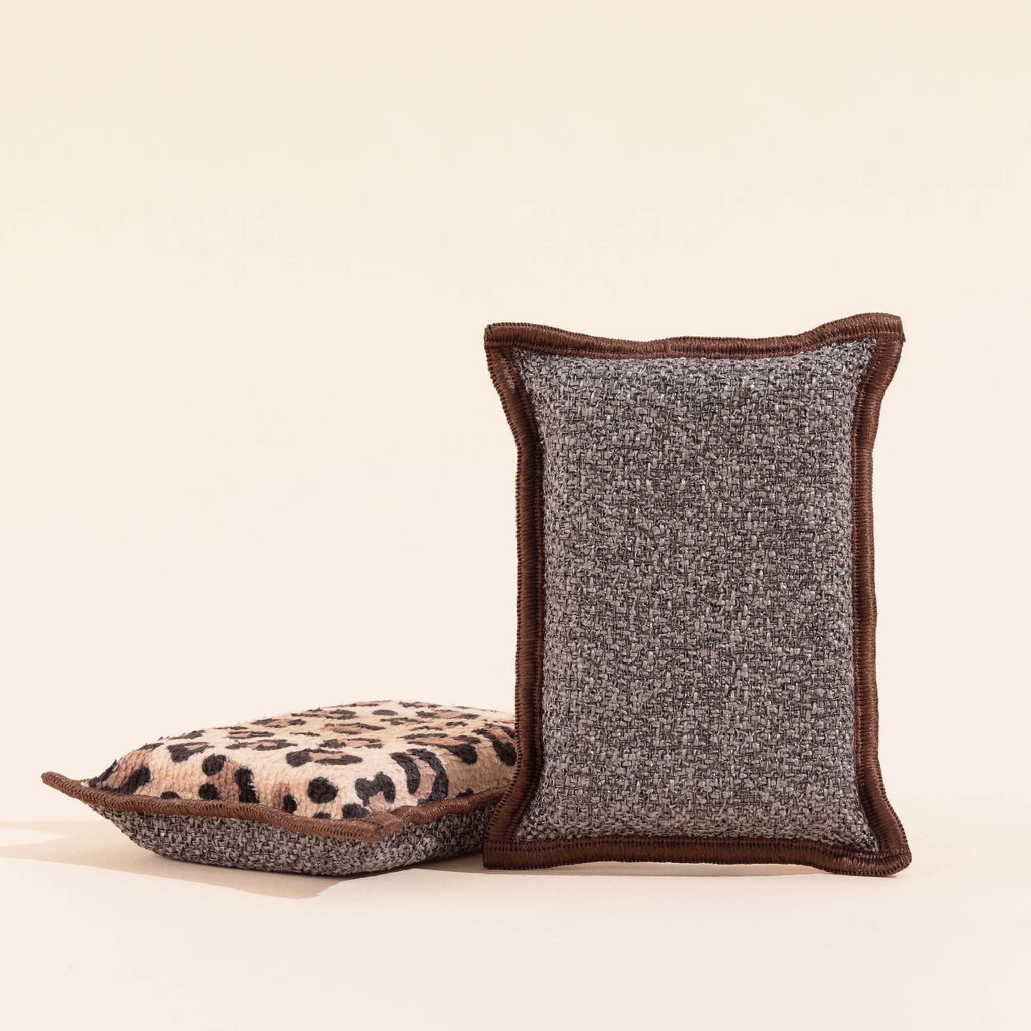 Nuevo - Esponjas Lavables 4 Leopardo