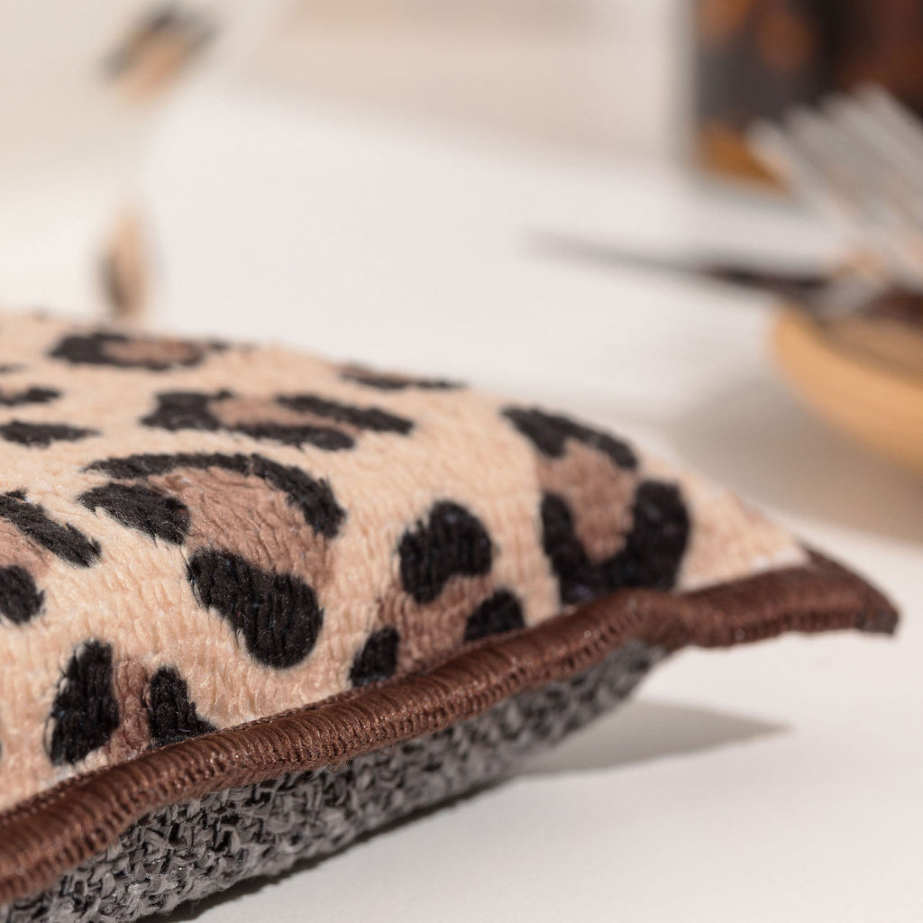 Nuevo - Esponjas Lavables 4 Leopardo