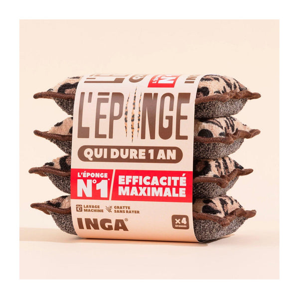 New - Washable Sponges 4 Leopard