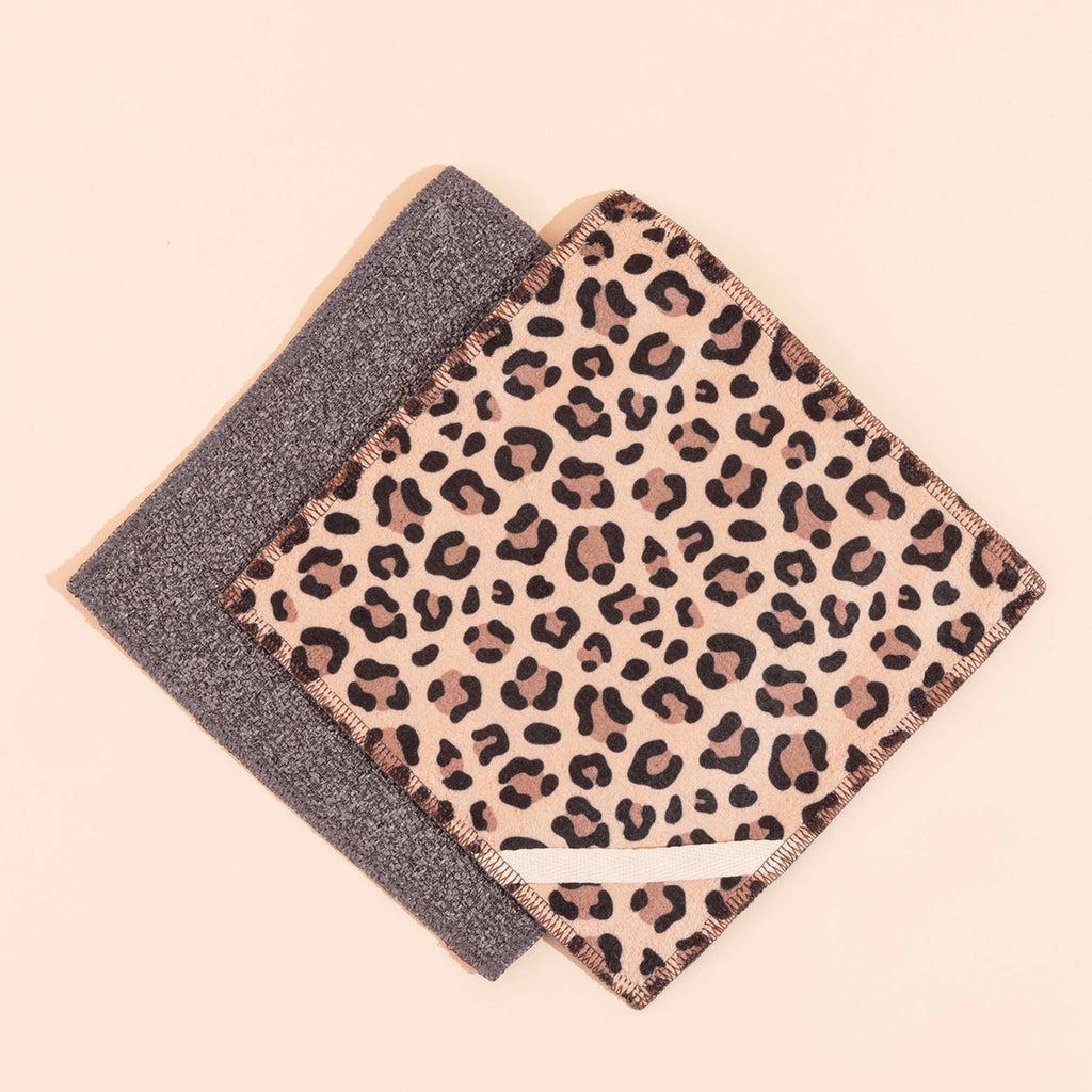 New - Leopard Flat Sponge Duo