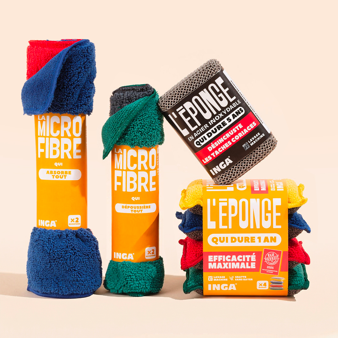 Color Pack - Sponges, Steel Sponges and Microfibers