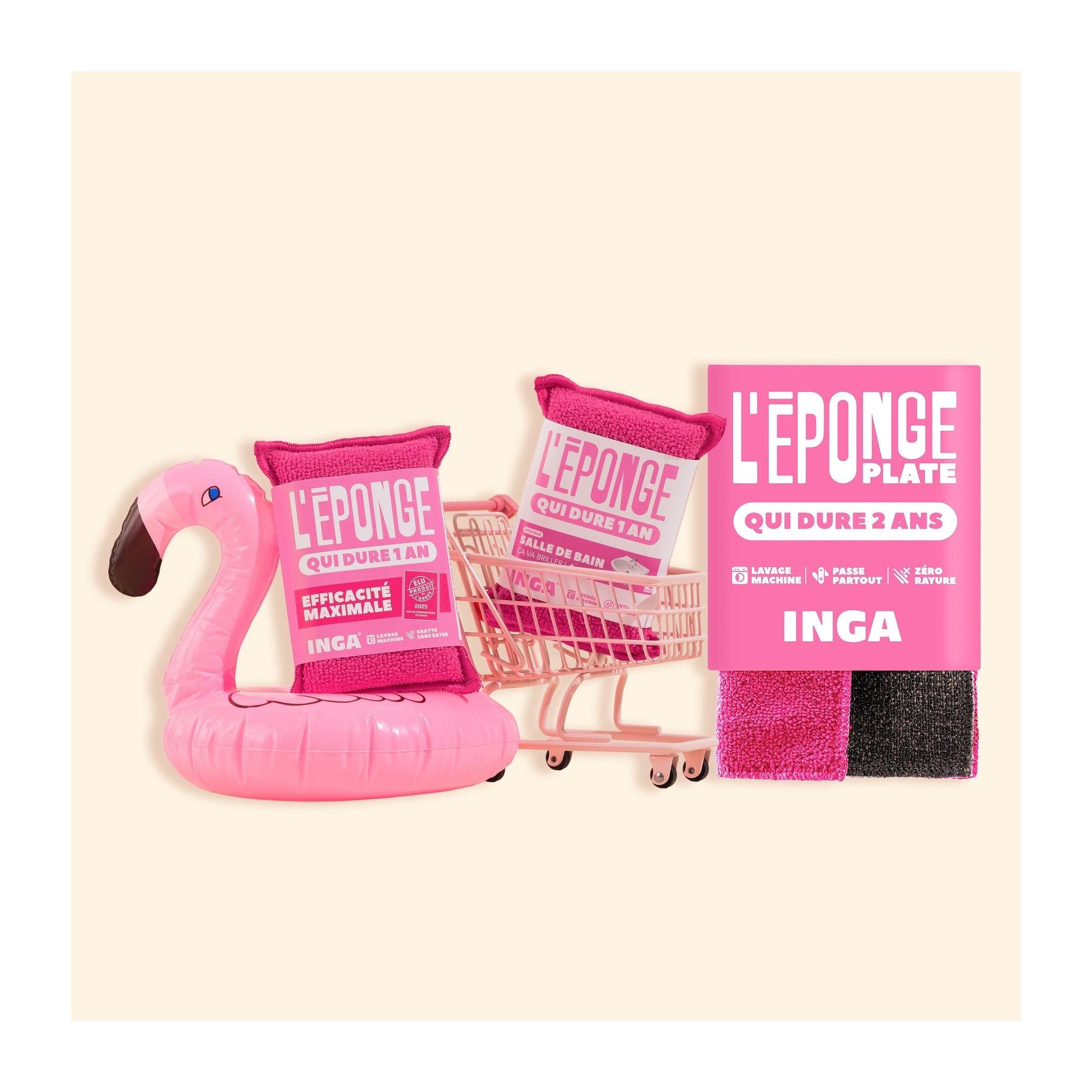 Todas nuestras esponjas rosas