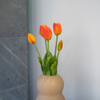 Botte De 5 Tulipes Orange