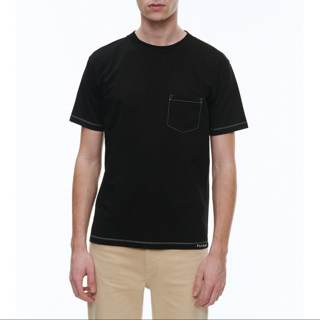 Fursac - Camiseta En Jersey De Algodón Ecológico Bordado - Negro - Bordado Fursac