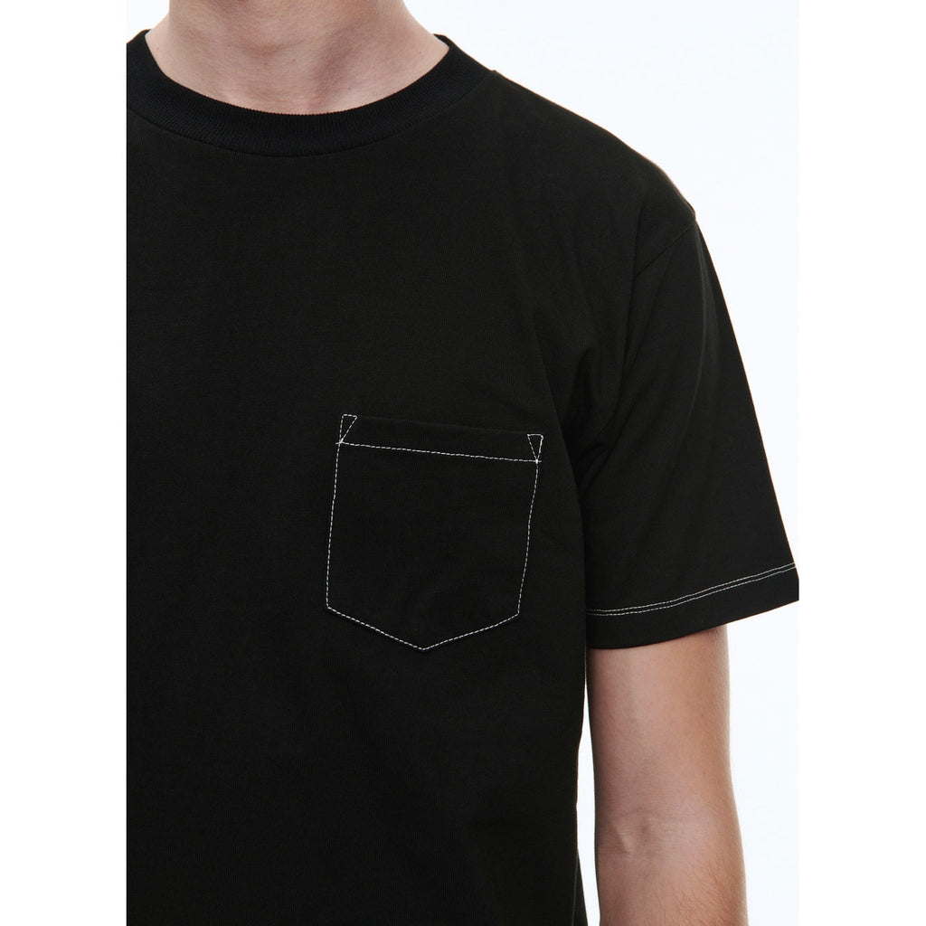 Fursac - Camiseta En Jersey De Algodón Ecológico Bordado - Negro - Bordado Fursac