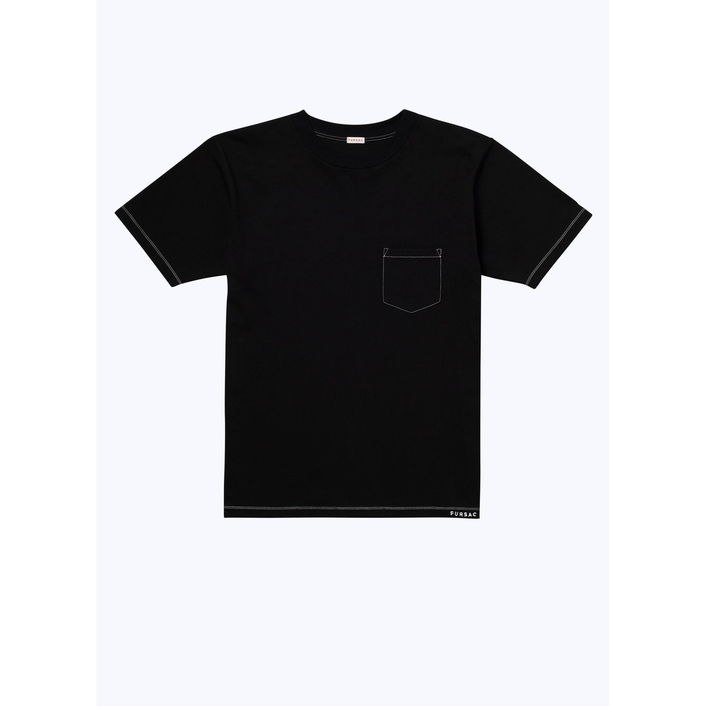 Fursac - Camiseta En Jersey De Algodón Ecológico Bordado - Negro - Bordado Fursac