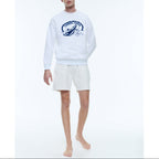 Fursac - Organic Cotton Sweatshirt - White - Golfe du Morbihan Patch