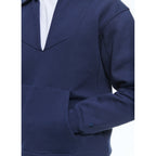 Fursac - Smock Sweatshirt in Organic Cotton - Navy Blue