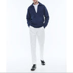 Fursac - Smock Sweatshirt in Organic Cotton - Navy Blue