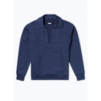Fursac - Smock Sweatshirt in Organic Cotton - Navy Blue