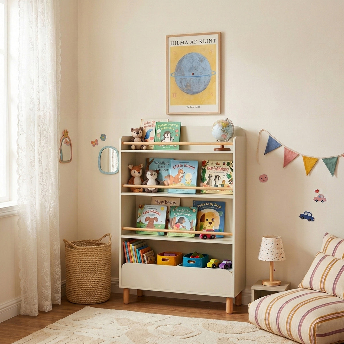 Jana - Bibliothèque Enfant - Beige