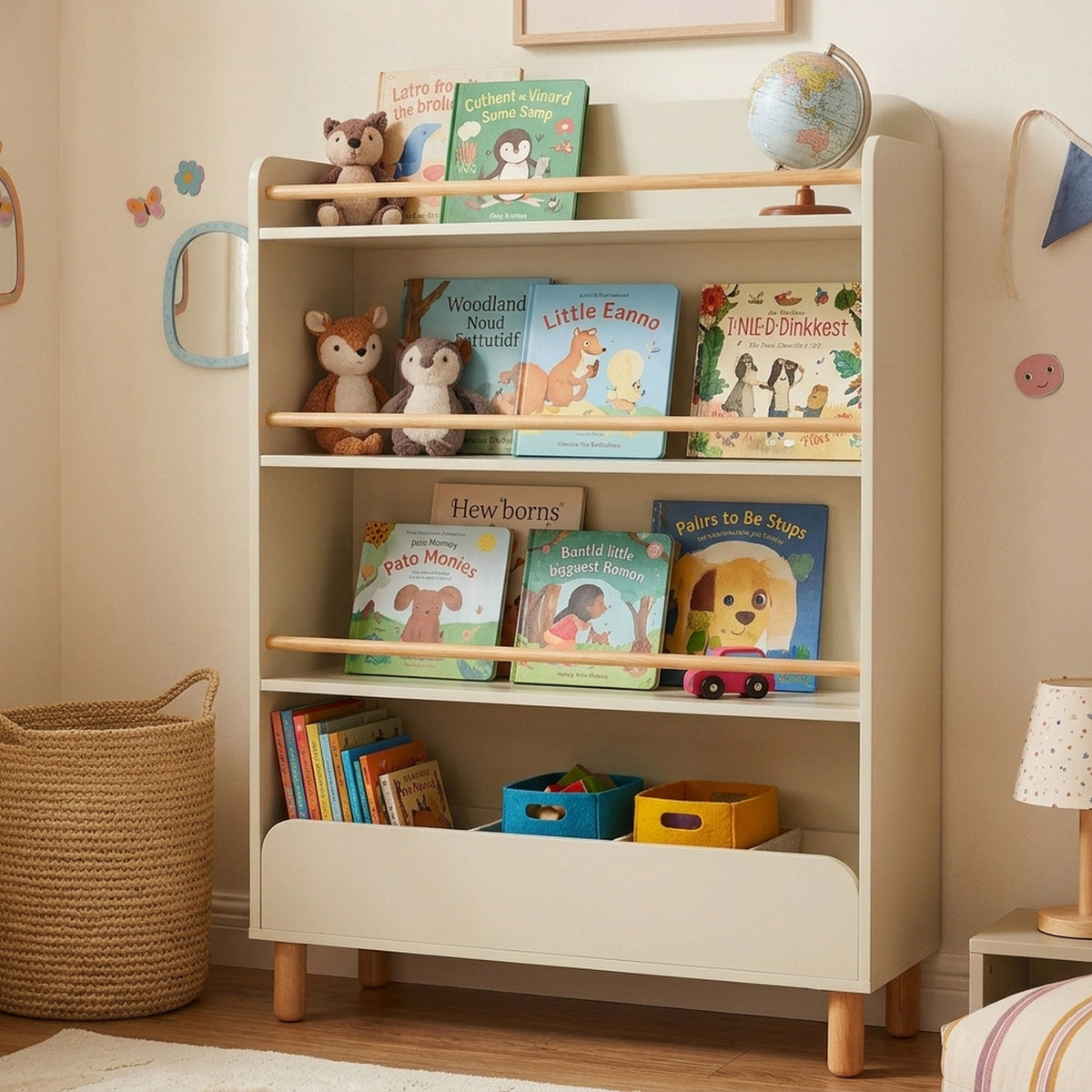 Jana - Bibliothèque Enfant - Beige