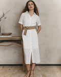 Jane Midi Dress - Ecru