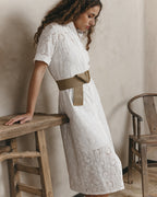 Jane Midi Dress - Ecru