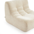 Janis - Sillón Modular 1 Plaza - Tela Chenilla - Crudo