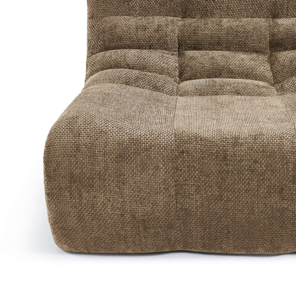 Janis - Chauffeuse - Tissu Chenille - Taupe