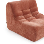Janis - Modular 1 Seater Chair - Chenille Fabric - Terracotta