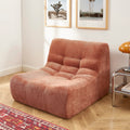 Janis - Modular 1 Seater Chair - Chenille Fabric - Terracotta