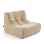 Janis - Modular 1 Seater Chair - Velvet - Beige