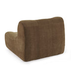 Janis - Modular 1 Seater Chair - Velvet - Brown