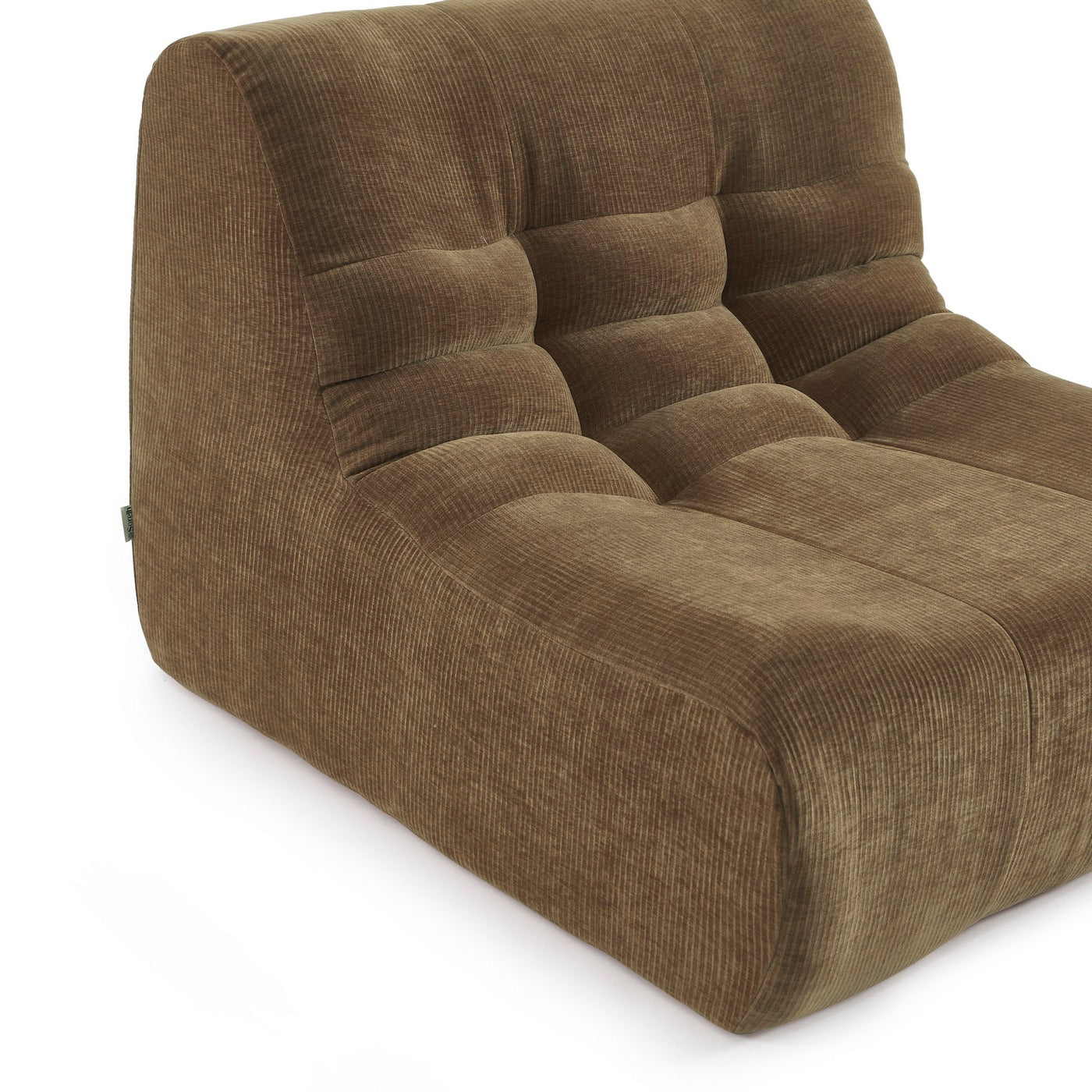 Janis - Modular 1 Seater Chair - Velvet - Brown