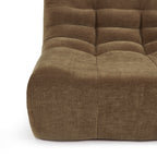 Janis - Modular 1 Seater Chair - Velvet - Brown