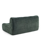 Janis - 2-Seater Modular Bench - Chenille Fabric - Green