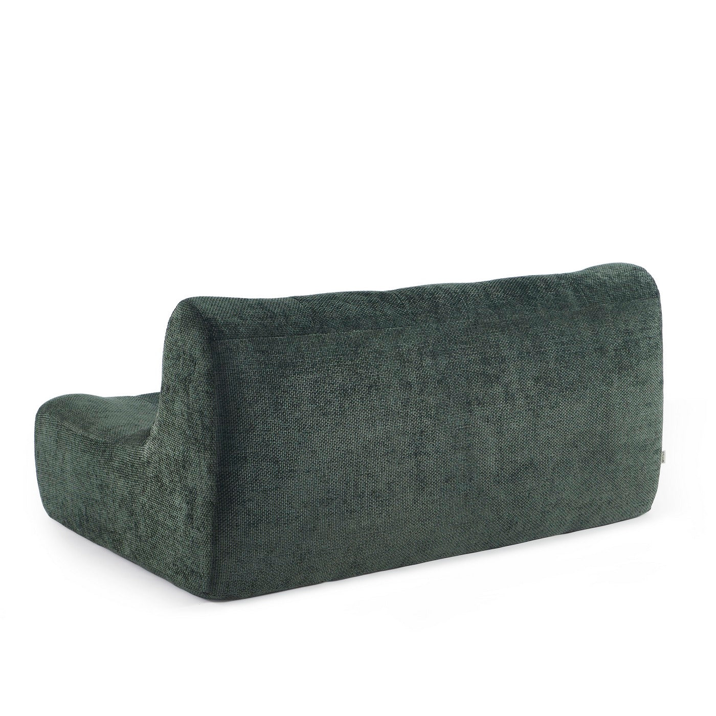 Janis - 2-Seater Modular Bench - Chenille Fabric - Green