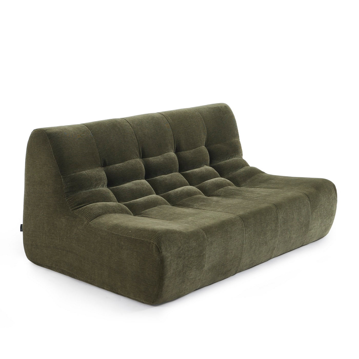 Janis - 2-Seater Modular Bench - Velvet - Green