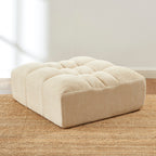 Janis - Pouffe - Velvet - Beige