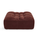 Janis - Pouf - Velvet - Burgundy