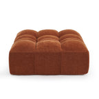 Janis - Pouf - Velours Terracotta