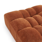 Janis - Pouf - Velours Terracotta