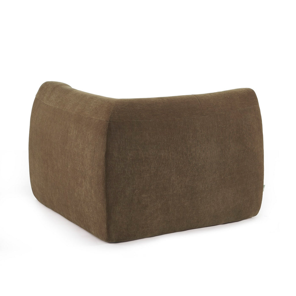 Janis - Modular Corner Armchair - Velvet - Brown