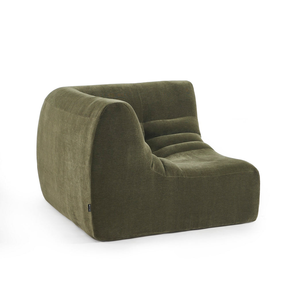 Janis - Modular Corner Chair - Velvet - Green
