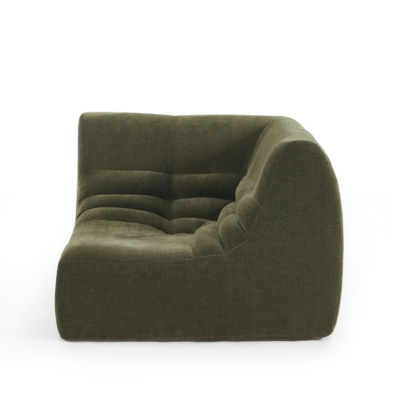 Janis - Modular Corner Chair - Velvet - Green