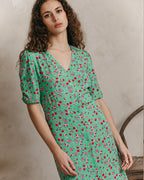 Jemmapes Midi Dress - Vert