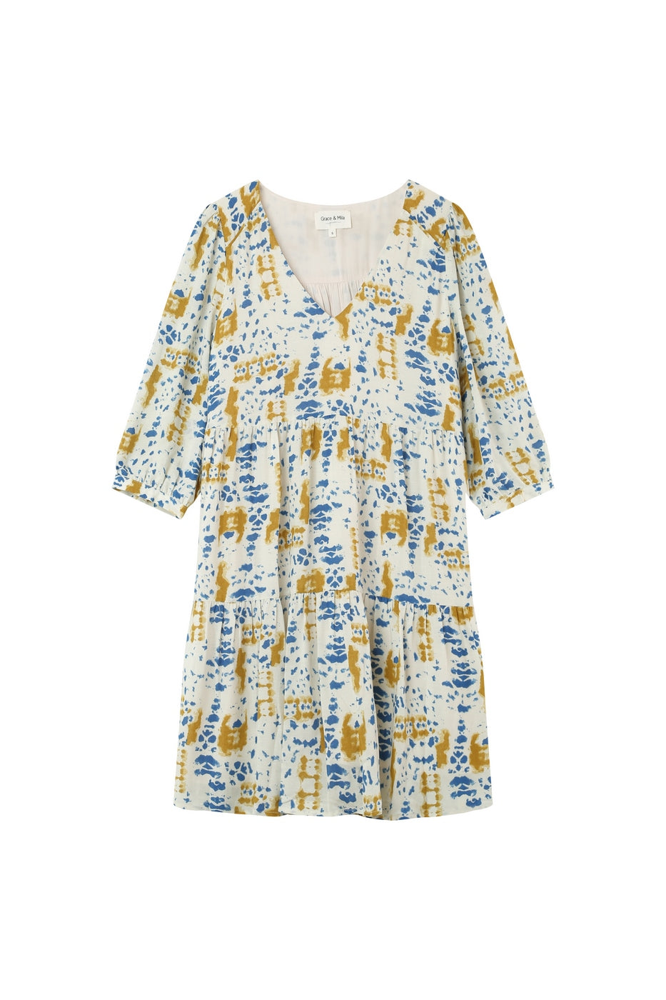 Jemma Short Dress - Beige