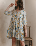 Jemma Short Dress - Beige