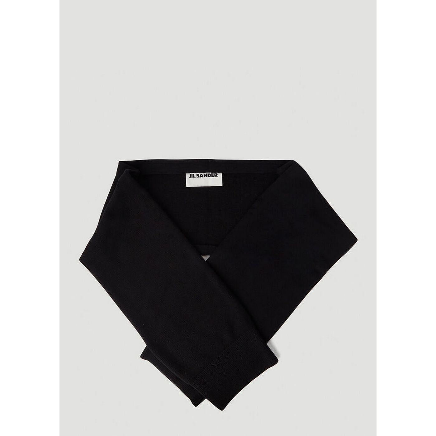 Emb Scarf - Black - Women