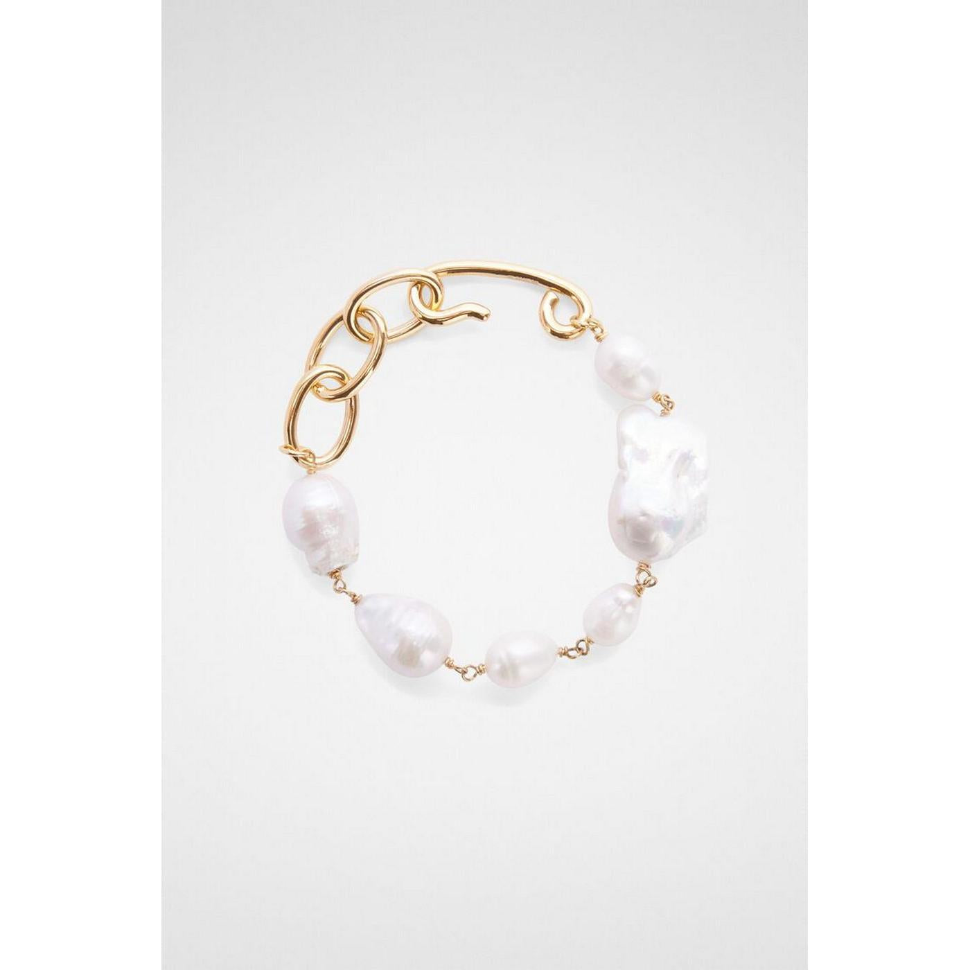 Bracelet Grainy Bracelet 2 - Gold+White - Mujer