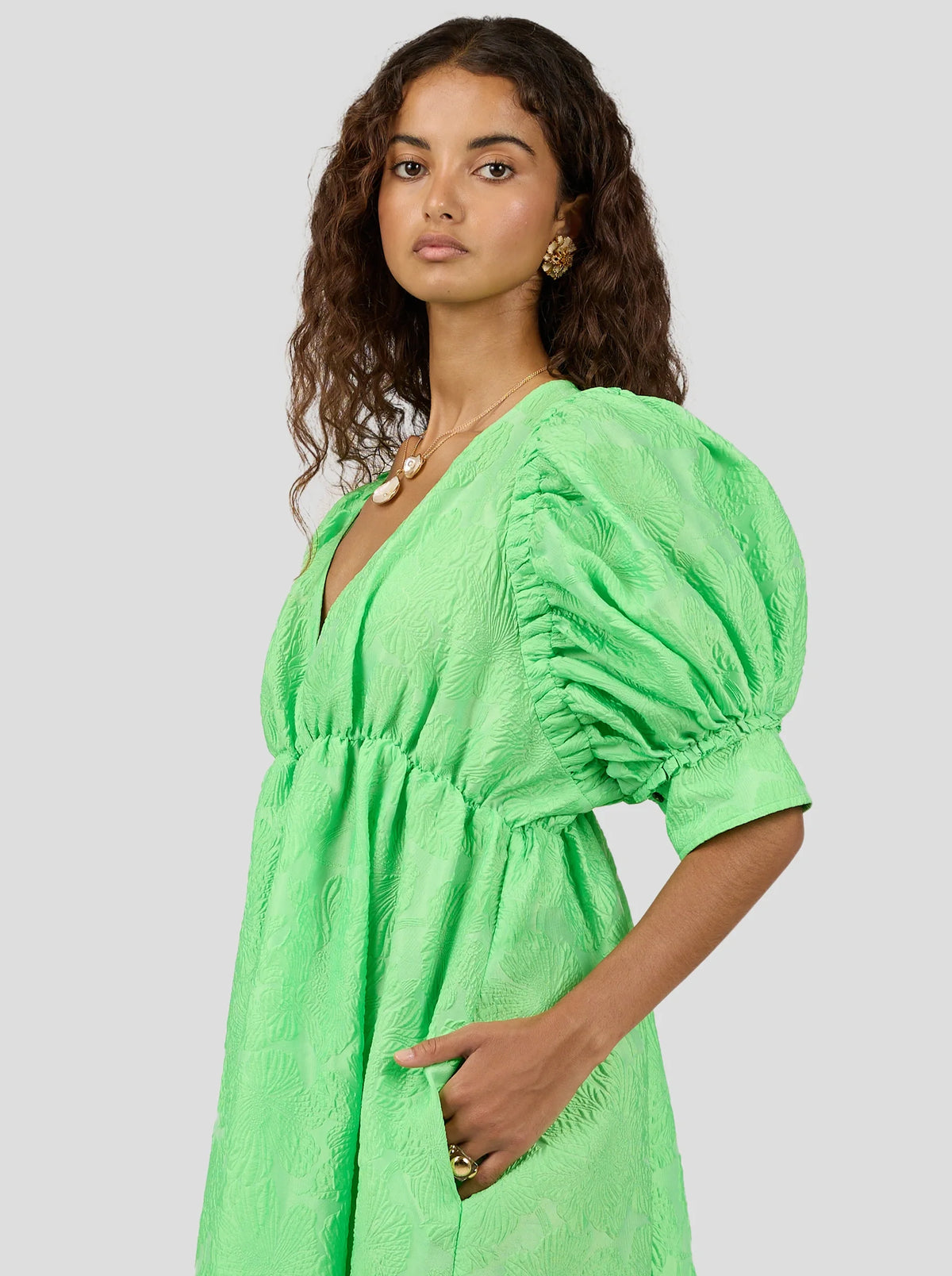 Robe Jim In Embossed Cactus