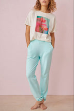 Pantalon Joanie - Menthe Douce