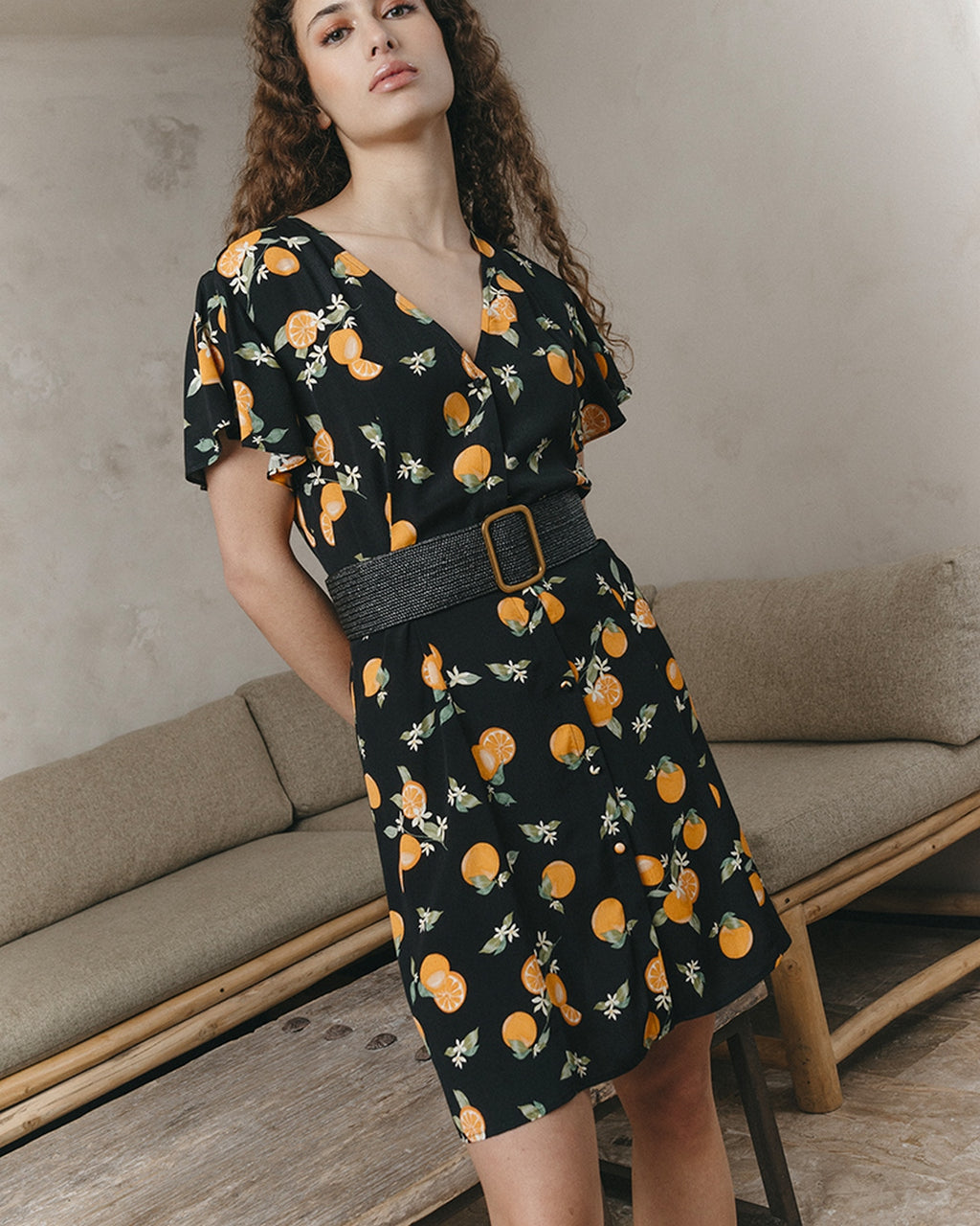 Jodie Short Dress Black