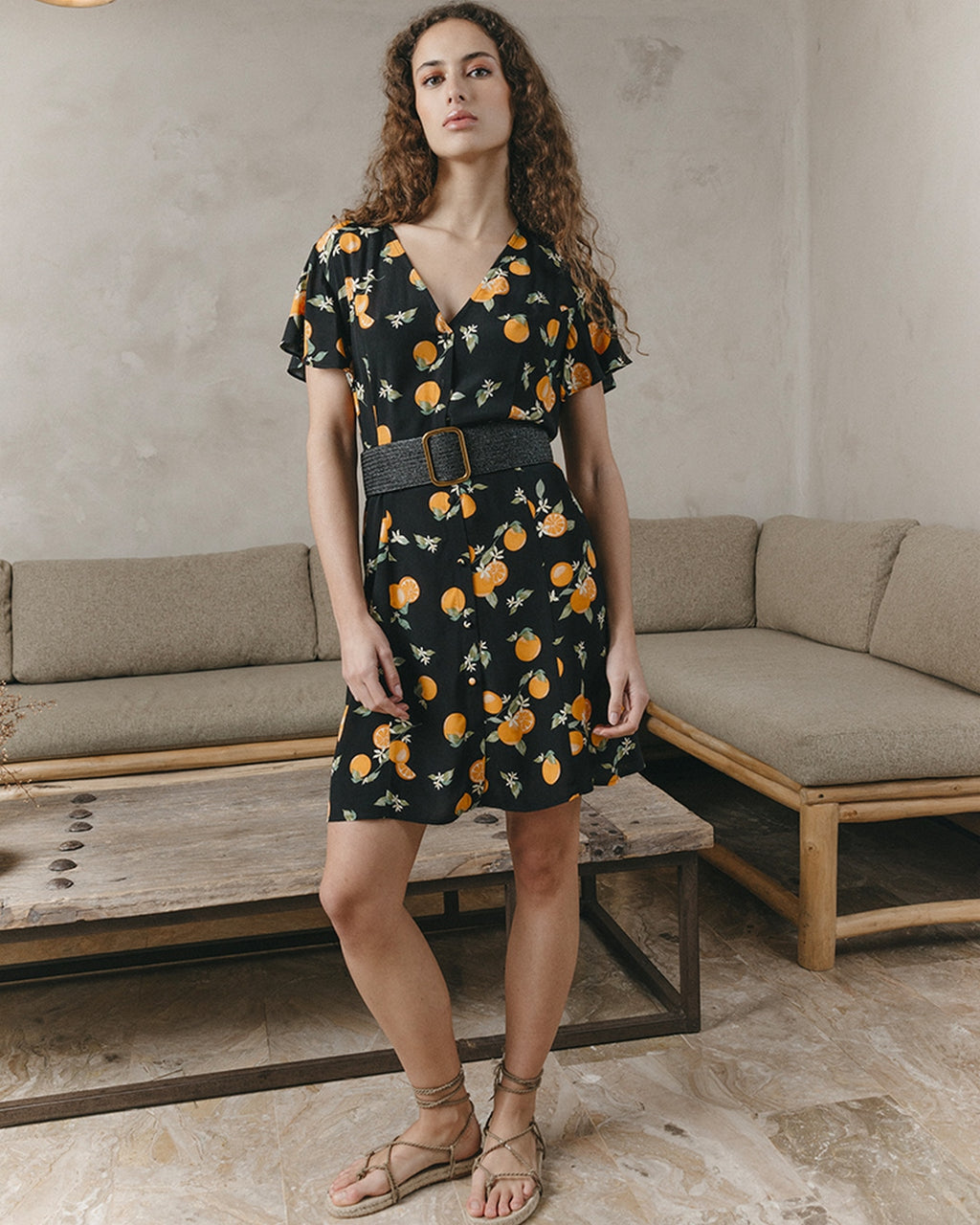 Jodie Short Dress Black
