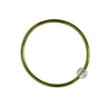 Buddhist Aura Bangle – Khaki & Clear Quartz