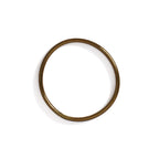 Slim Buddhist Bangle Antique Gold