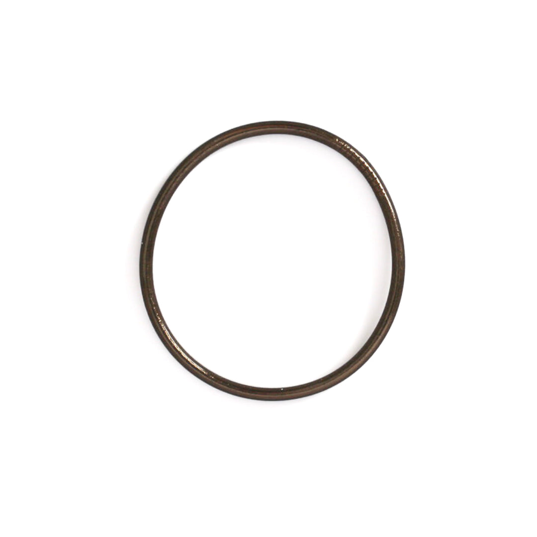 Slim Buddhist Bangle Black